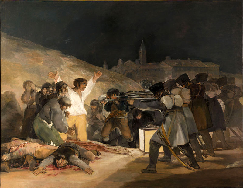 نقاشی  سوم ماه می ۱۸۰۸ اثر فرانسیسکو گویا